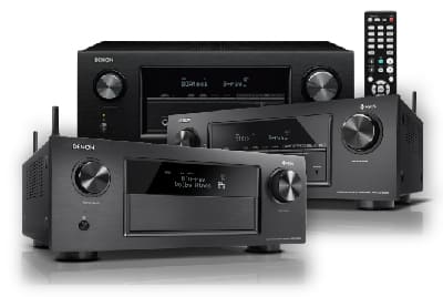 Denon venta de receptores de audio y video