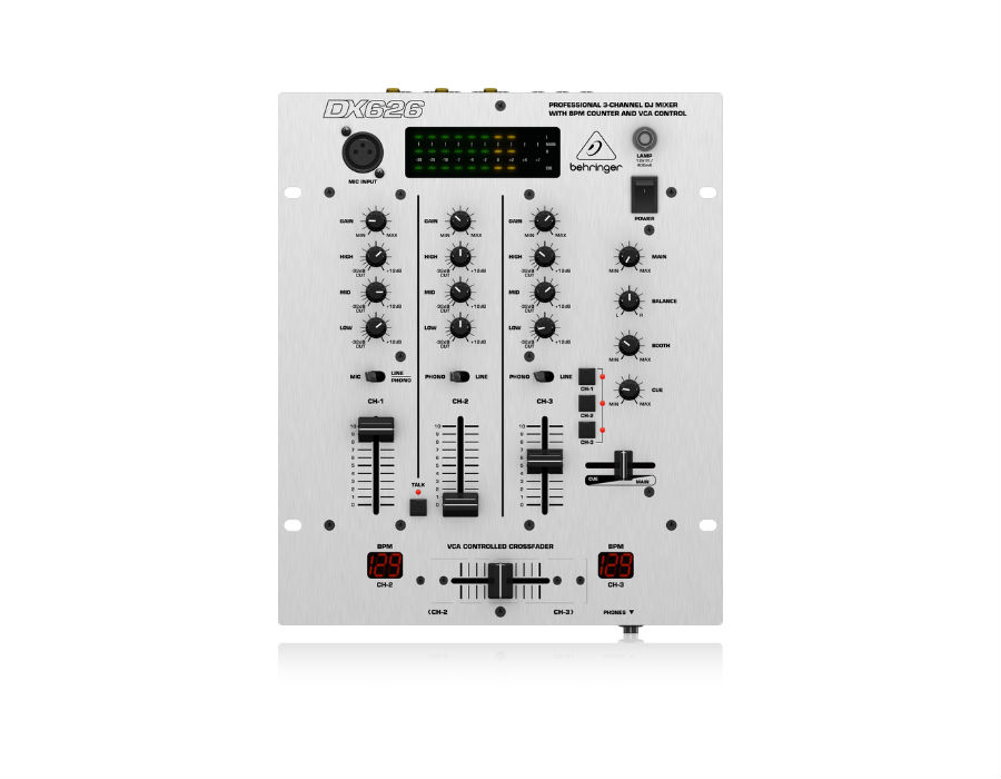 Behringer dx626 mezcladora para dj de 3 canales