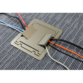 Wiremold rfb4-Ss caja de acero estampado de 4 gangs