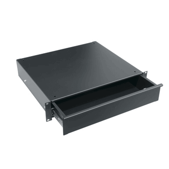 Middle atlantic ud2 cajón para rack de 2 ur en color negro