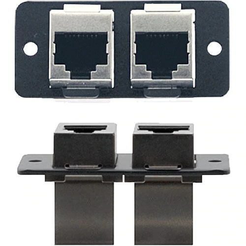 Kramer w4545 placa de pared de inserción doble rj45