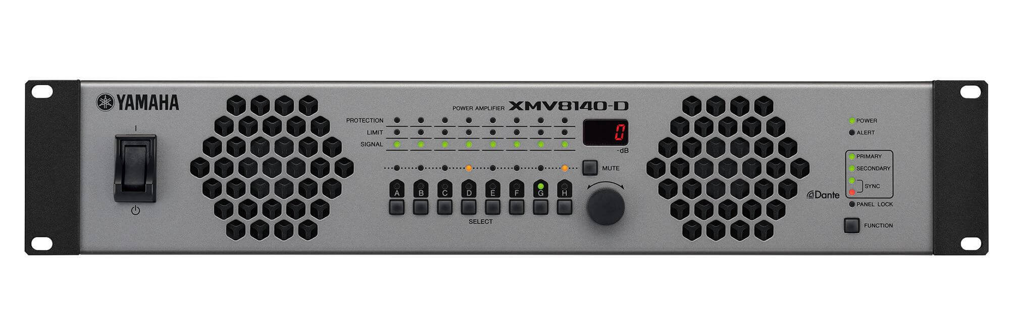 Yamaha xmv8140-D amplificador de 8 canales.