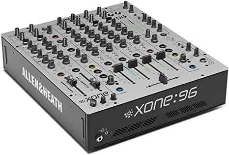 Allen Health Xone:96, Mezcladora Para Dj De 6 Canales Estéreo Phono/línea/usb + 2 Mic/linea/hiz/usb