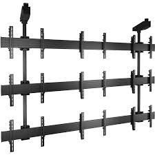 Chief Lcm3x3u Soluciones De Videowall 3 X 3 Microajustables Para Montaje En Techo Grande Fusion