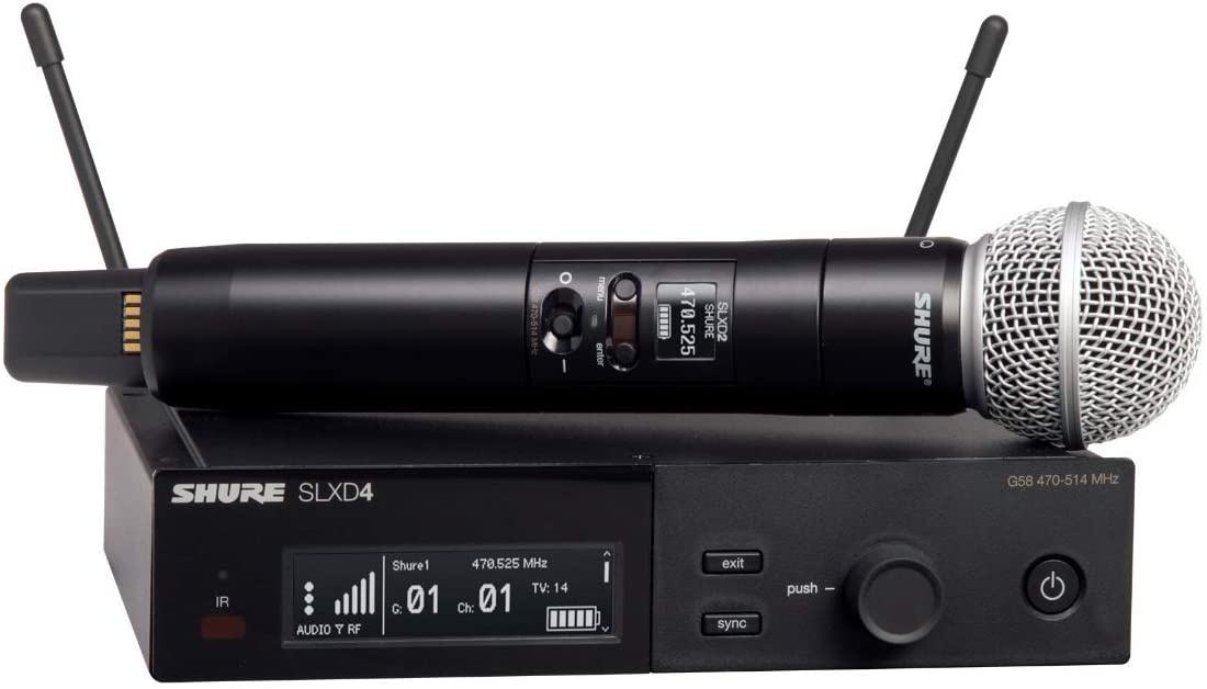 Shure Slxd24/sm58 Sistema Inalámbrico Con Transmisor De Mano Sm58