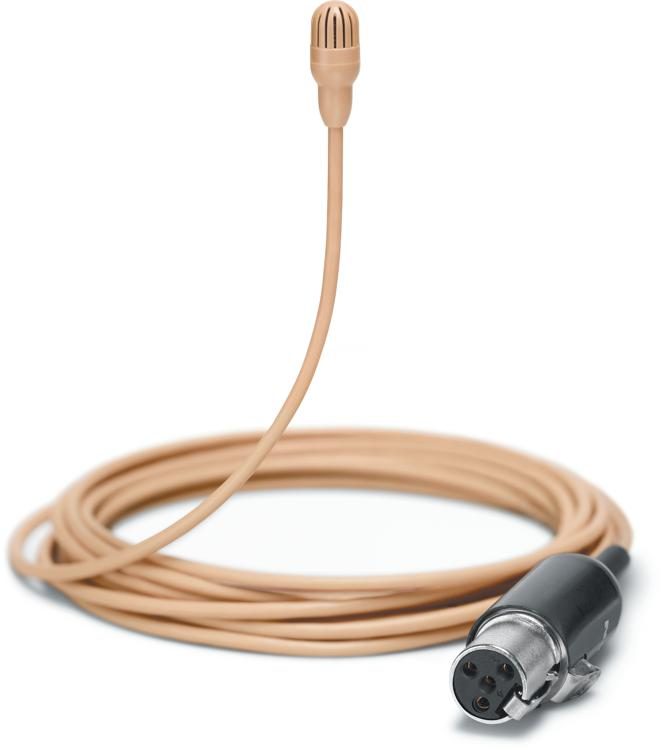 Shure Tl47c/o-mtqg-a Micrófono Lavalier Subminiatura Con Accesorios Color Cacao