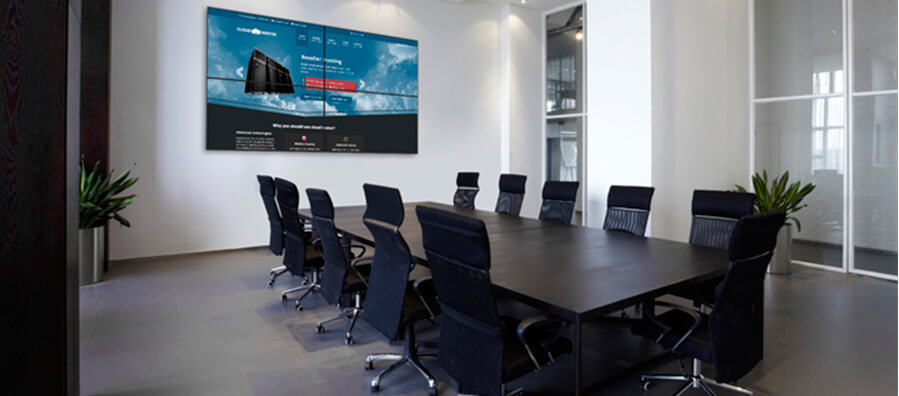 Video walls para sala de juntas