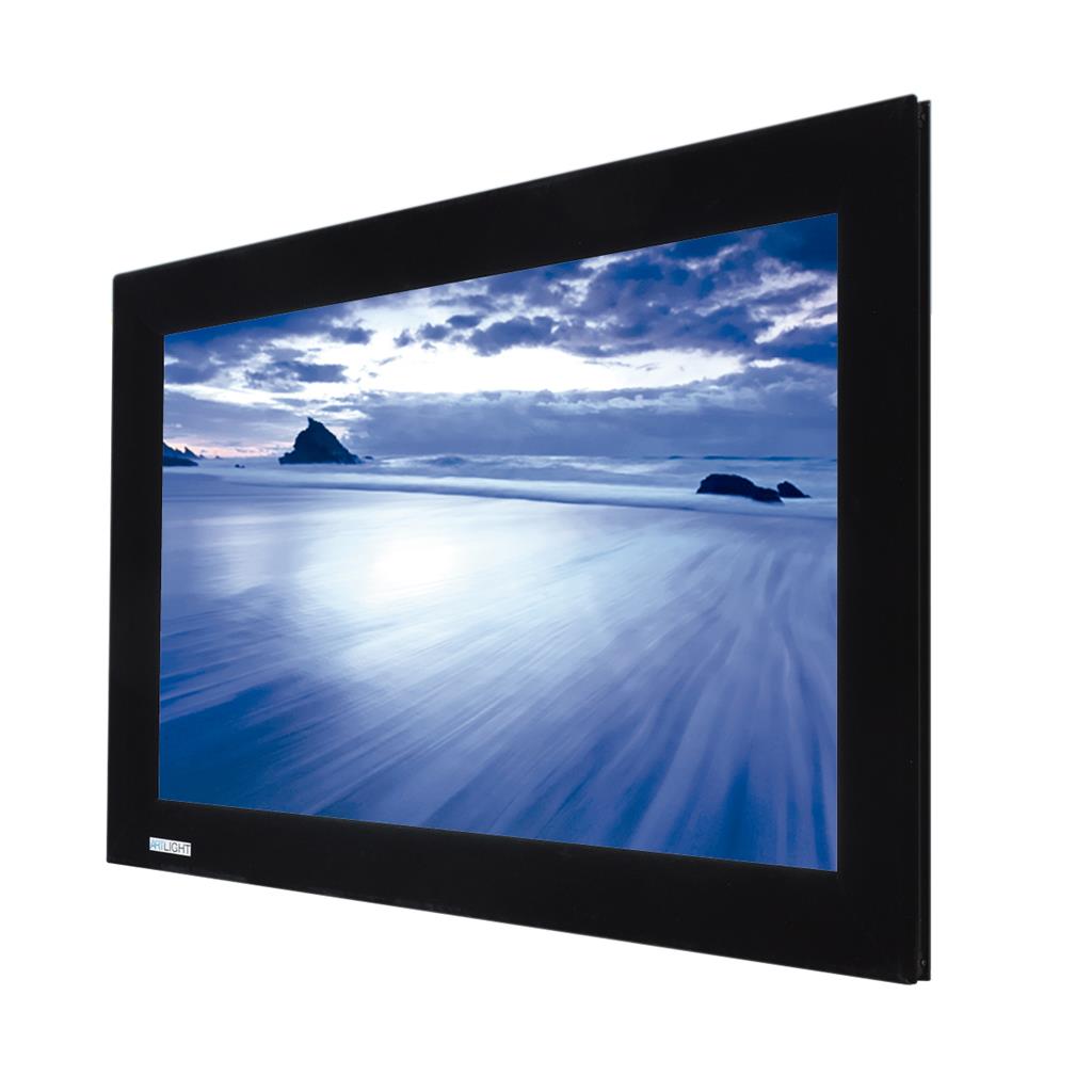 Artlight 10f049087mwf pantalla fija tensionada de 100 pulgadas, tamaño 1.24m x 2.20m, formato 16:9hd