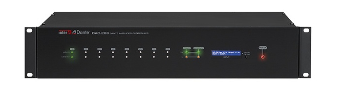 Inter m dac-288 controlador de amplificador dante