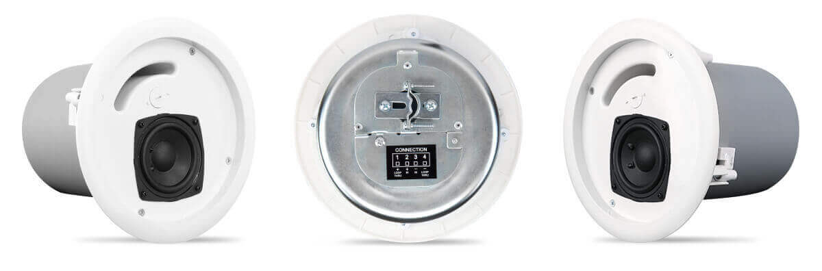 Qsc ac-C2t par de bocinas de plafón 2.75 pulgadas de 16w