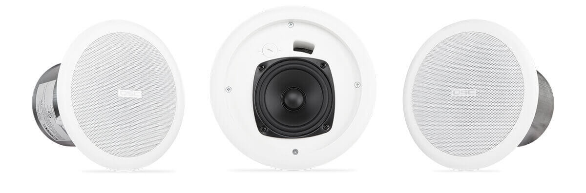 Qsc ac-C4t par de bocinas de plafón 4.5 pulgadas de 16w
