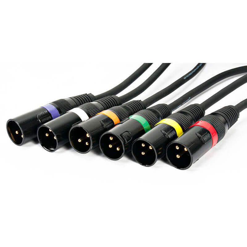 Adj ac3pdmx10 cable dmx de 3m de 3 pin