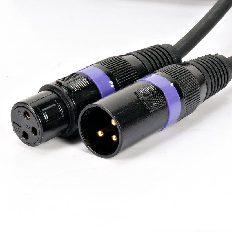 Adj ac3pdmx100 cable dmx de 30m de 3 pin