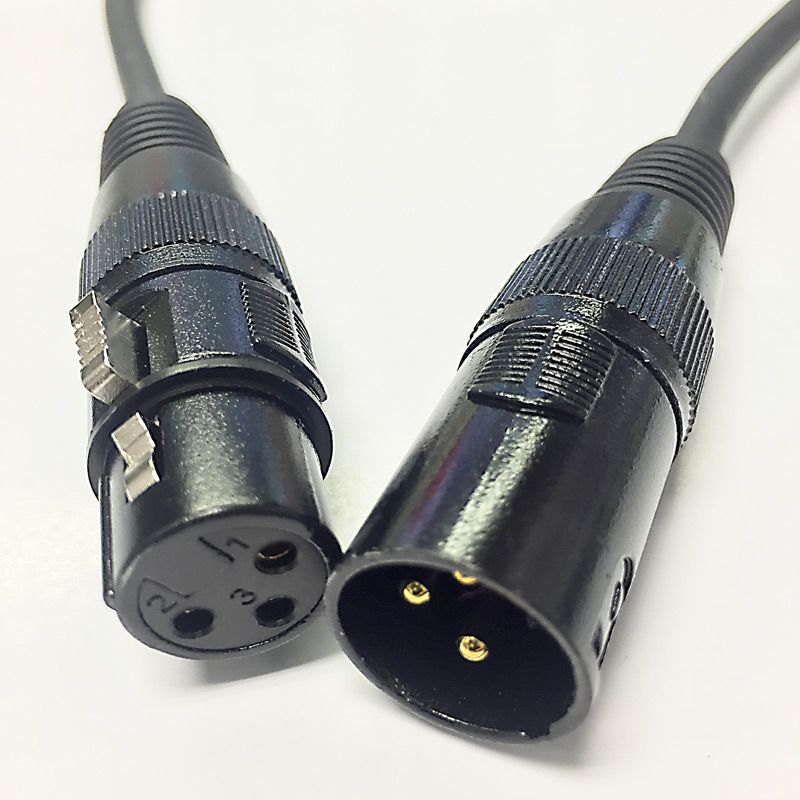 Adj ac3pdmx3 cable dmx de 1m de 3 pin