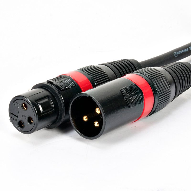 Adj ac3pdmx5 cable dmx de 1.5m de 3 pin