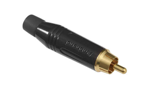 Amphenol acpr-Blk conector plug de salida  rca negro