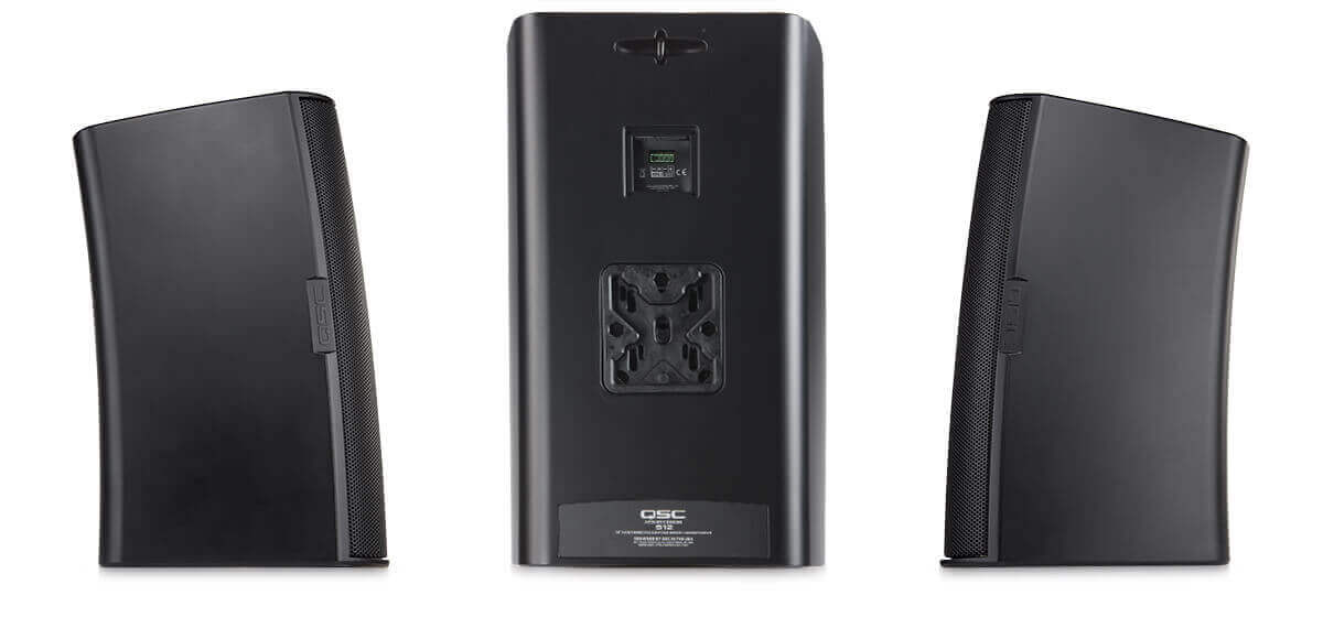 Qsc ad-S12-Blk altavoz de superficie de 12 pulgadas de 300w