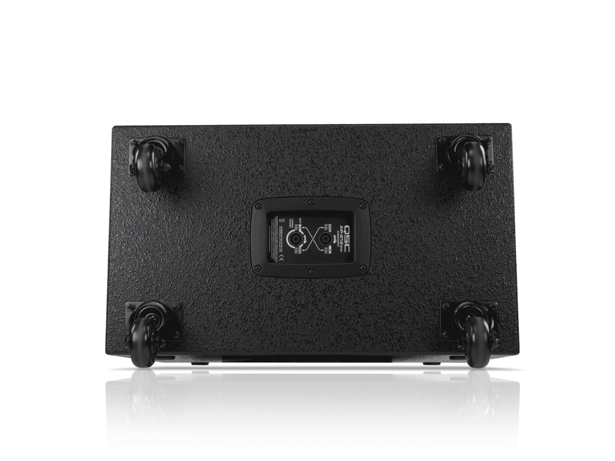 Qsc ap-212sw subwoofer dual de 12 pulgadas de 600w