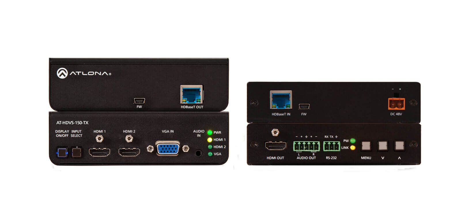 Atlona at-Hdvs-150-Kit auto switcher con 3 entradas tx/rx y escalador hd