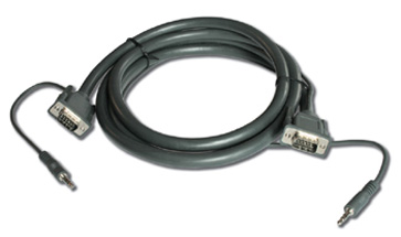 Kramer c-Gma/gma-10 cable vga con audio 3.5mm de 3 metros