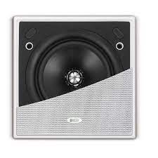 Kef ci100qs altavoz cuadrado a techo de 4 pulgadas y 50w