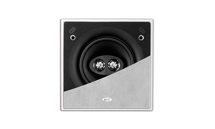 Kef ci160csds altavoz cuadrado con aplicación especial estéreo de 6.5 pulgadas y 80w