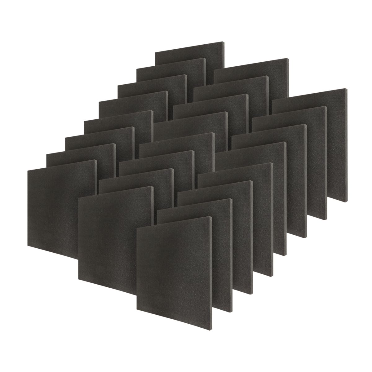 Professional acoustic panel eal2-Sxt24 panel esponja acústica sala de cine kit 24 pzas 20x20x5cm