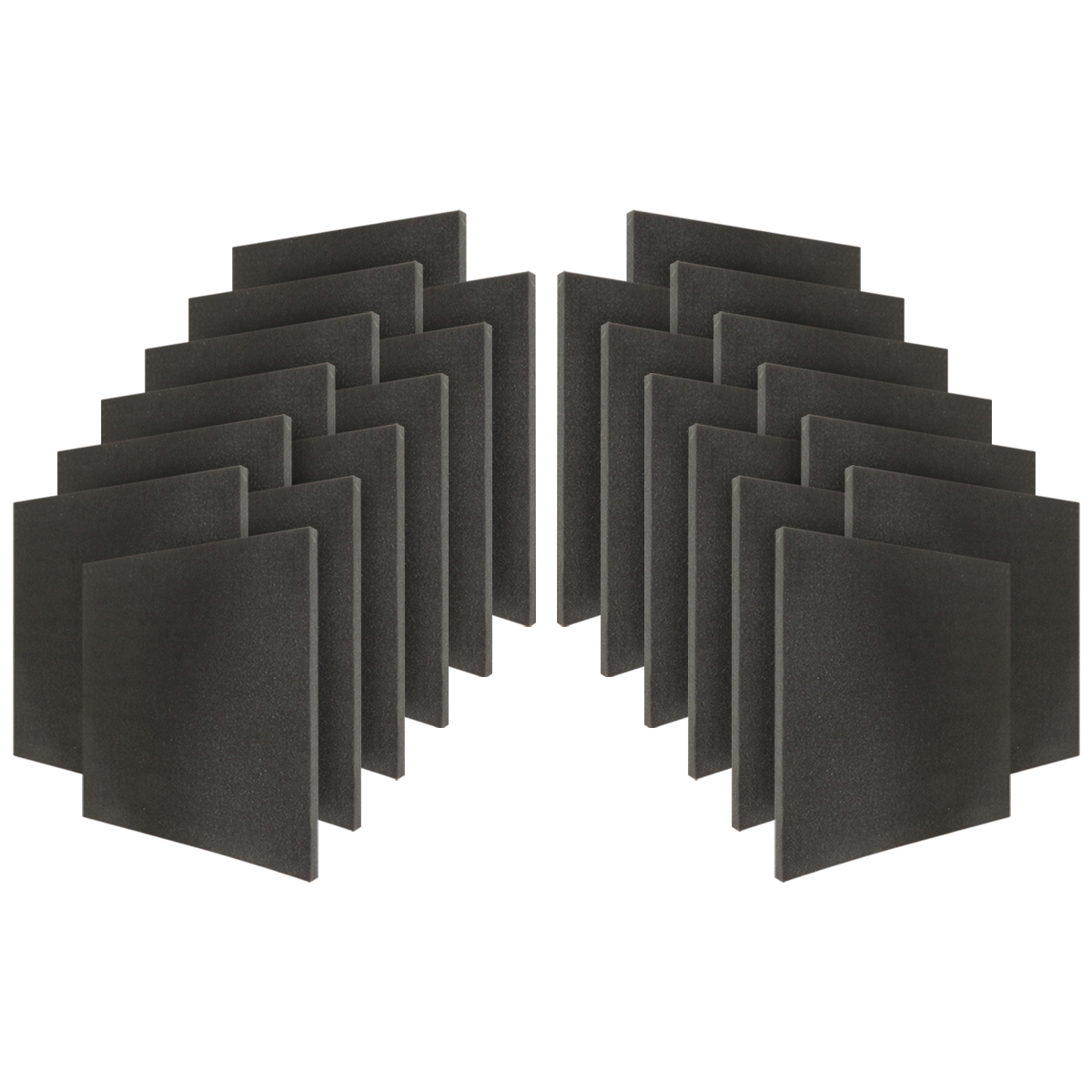 Professional acoustic panel eal2-Sxt24 panel esponja acústica sala de cine kit 24 pzas 20x20x5cm