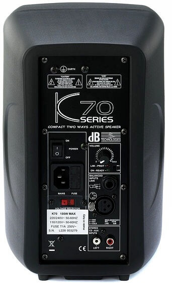 K-70 Db technologies k70 bocina amplificada de 5 pulgadas 100 watts