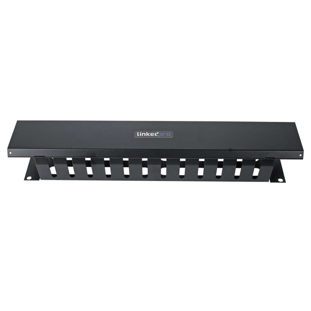 Linkedpro lpcm-042u organizador de cables horizontal de 19 pulgadas