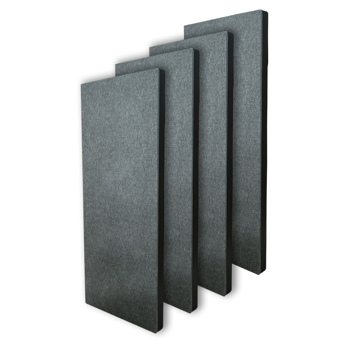 Professional acoustic panel eal4-Lxt4 espuma acústica absorbente lisa sala tv paq 4 pza 1mx60x10cm