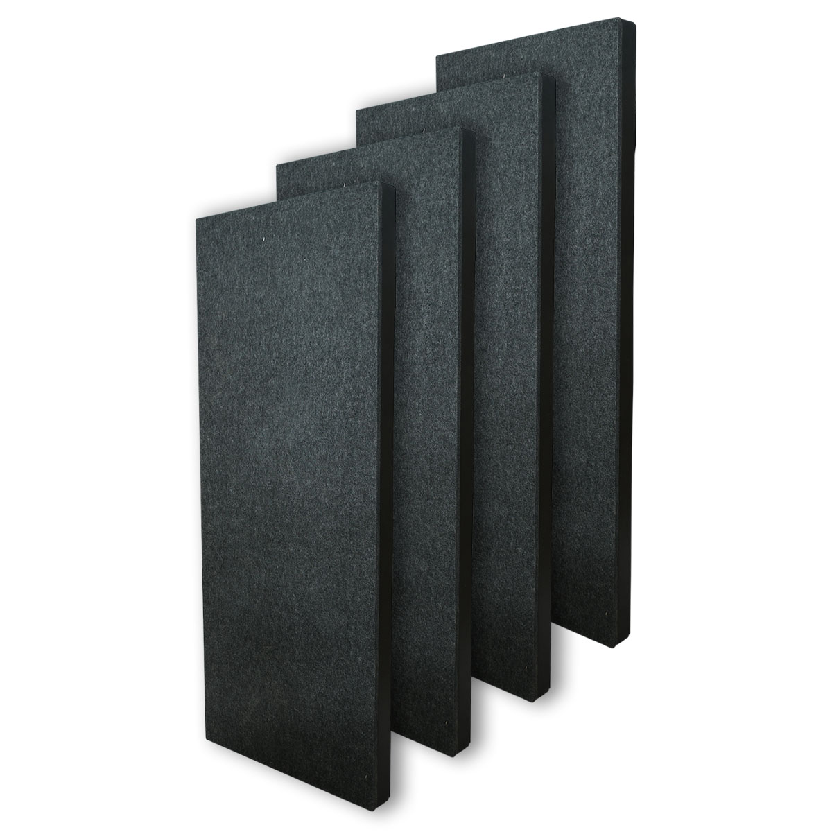 Professional acoustic panel eal4-Lxt4 espuma acústica absorbente lisa sala tv paq 4 pza 1mx60x10cm