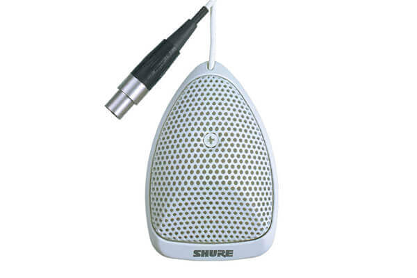 Shure Systems Shure mx391/c micrófono de superficie, pequeño, con cable de 3.6 mts