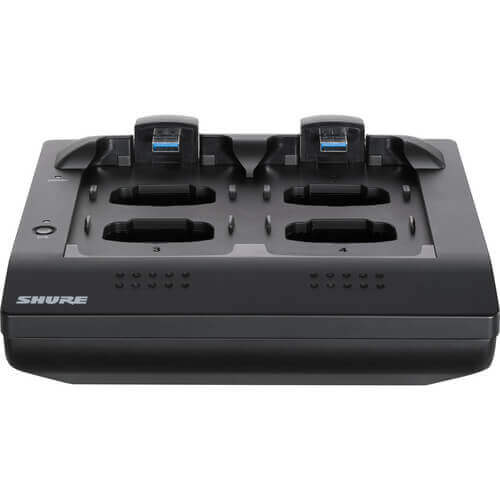 Shure Systems Shure mxwncs4 estación de carga para 4 canales de red con ps45us