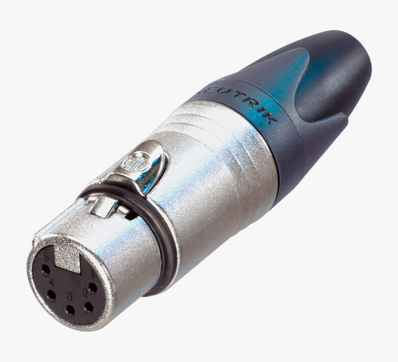 Neutrik nc5fxx conector xlr de 5 polos hembra