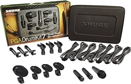 Shure general Shure pgadrumkit7 kit de bombo pga52, 57, 56(x3), 81(x2)