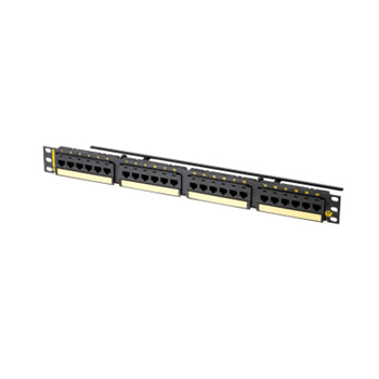 Ortronics phd6au24 patch panel cat6a de 24 puertos de 1ur