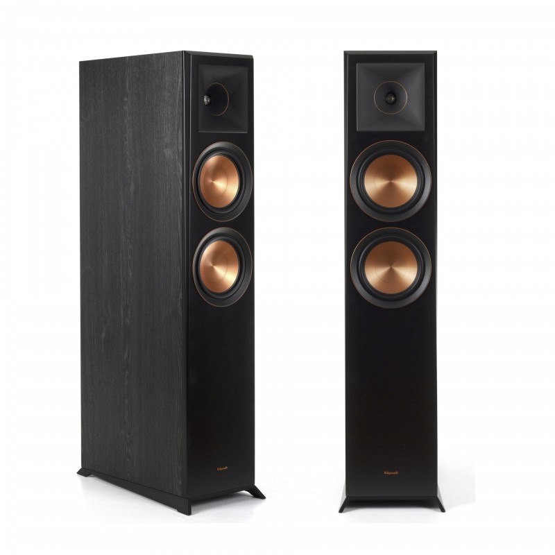 Klipsch rp-6000f altavoz tipo torre de 6.5 pulgadas y 500w color ébano