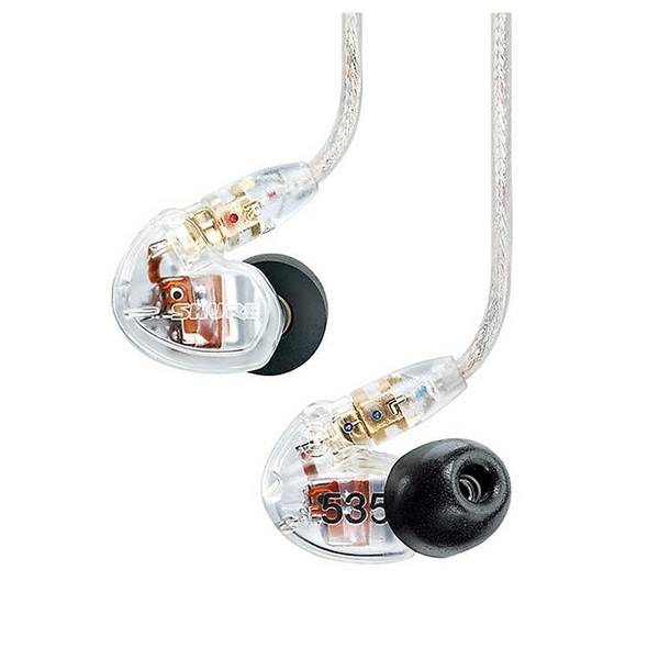 Shure general Shure se535 audífonos sound isolasting, 3 micro-Driver disponibles en color plateado y transparentes