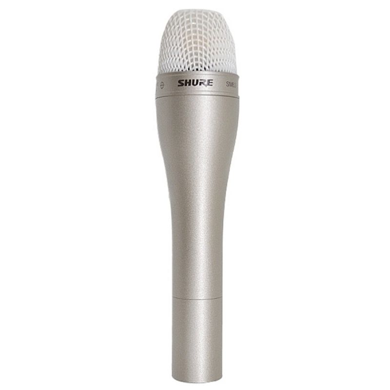 Shure general Shure sm63 micrófono esbelto y estilizado para entrevistas en tv