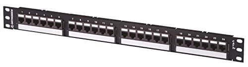 Ortronics sp5eu24 patch panel de 24 puertos plano cat5e de 1ur techchoice