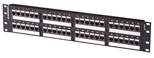 Ortronics sp5eu48 patch panel de 48 puertos plano cat5e de 2ur techchoice