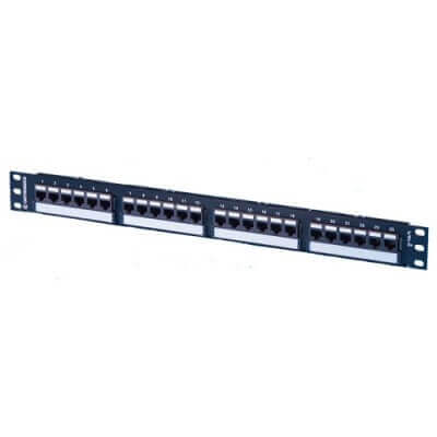 Ortronics sp6u24 patch panel de 24 puertos plano cat6 de 1ur techchoice