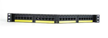 Ortronics spa6au24 patch panel de 24 puertos angulado cat6a de1ur techchoice