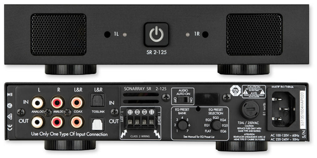 Sonance sr2-125 amplificador 2 canales 125wx2