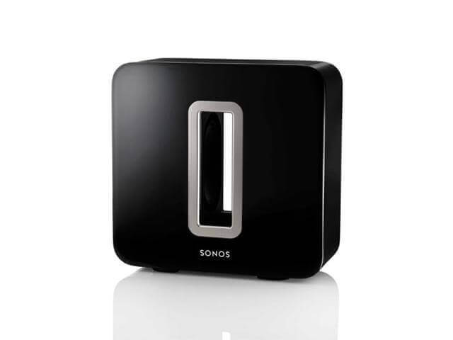 Sonos sub-Gen3 subwoofer inalámbrico compatible con los componentes amplificados de sonos