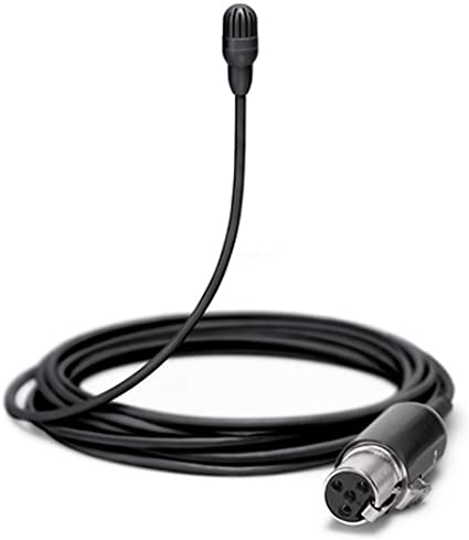 Shure general Shure tl47b/o-Mtqg-A micrófono lavalier subminiatura con accesorios color negro