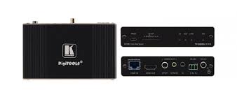 Kramer tp-580ra receptor hdmi 4k60 4:2:0 con rs232, ir y desincrustación de audio estéreo