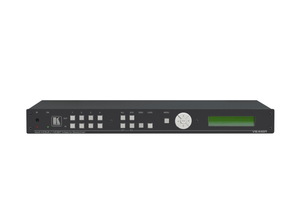 Kramer vs-44dt matriz switcher 4x4 4k60 4:2:0 hdmi/hdbaset