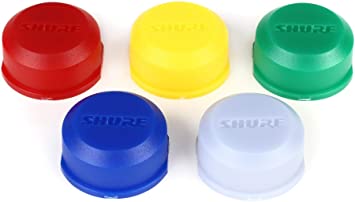 Shure general Shure wa621 tapas de colores para transmisores de mano serie blx